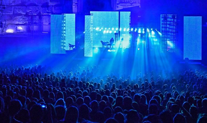 Jean Michel Jarre at Baalbeck Festival